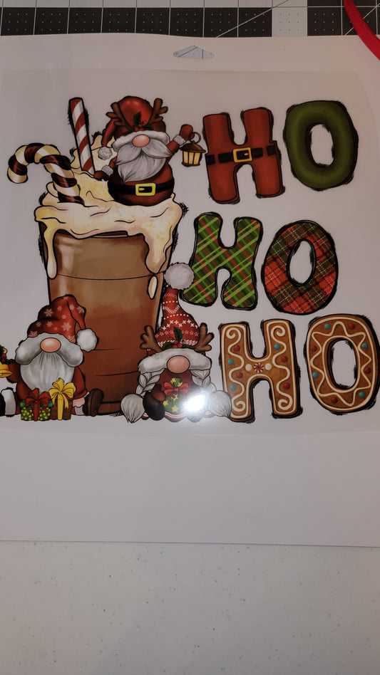 Santa gnome and Iced Coffee Design