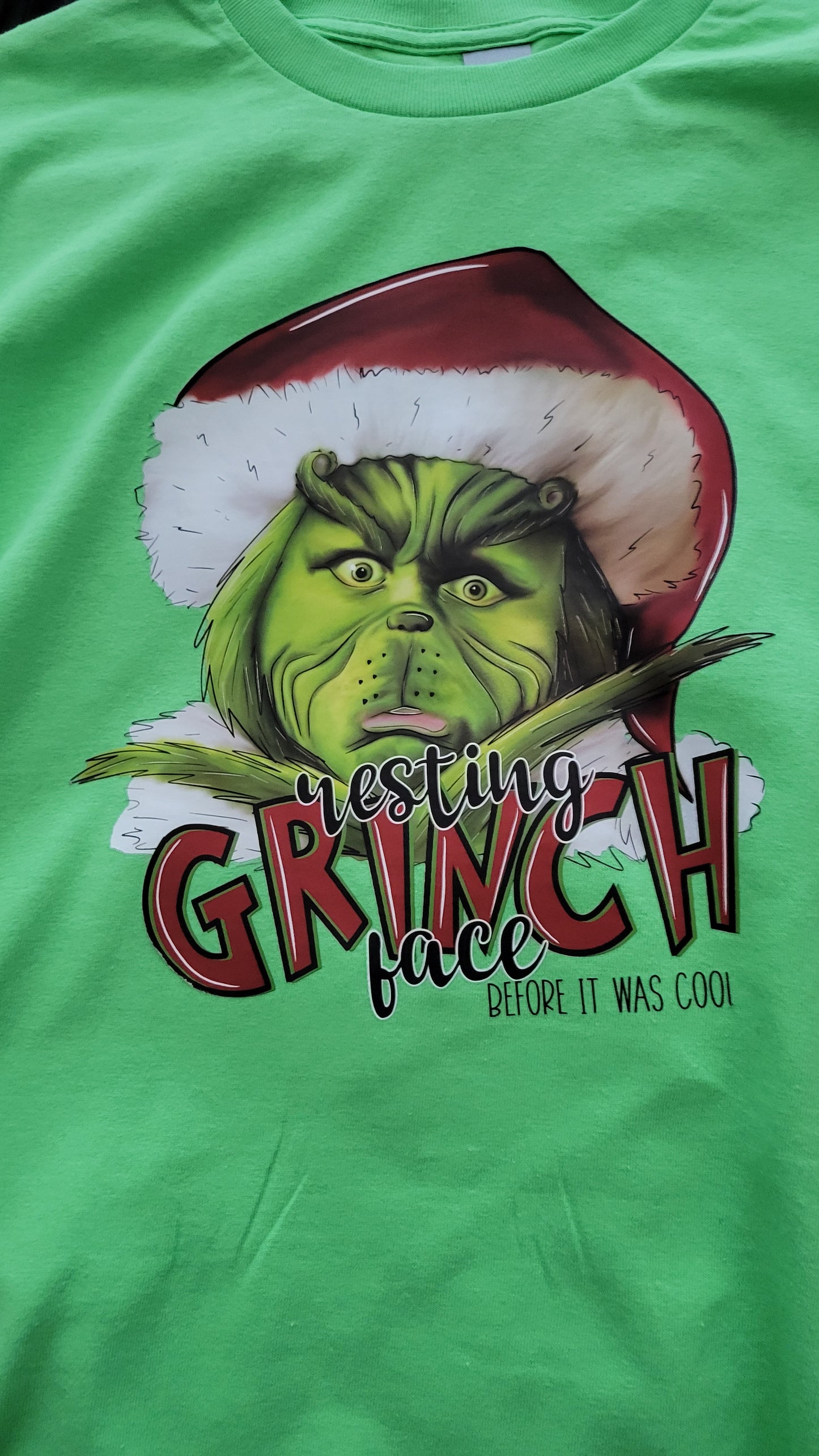 Resting Grinch face