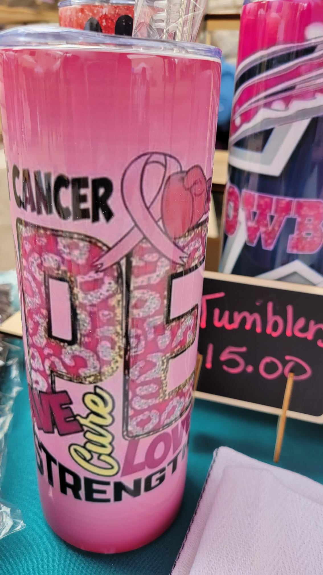 Breast Cancer Hope Tumbler