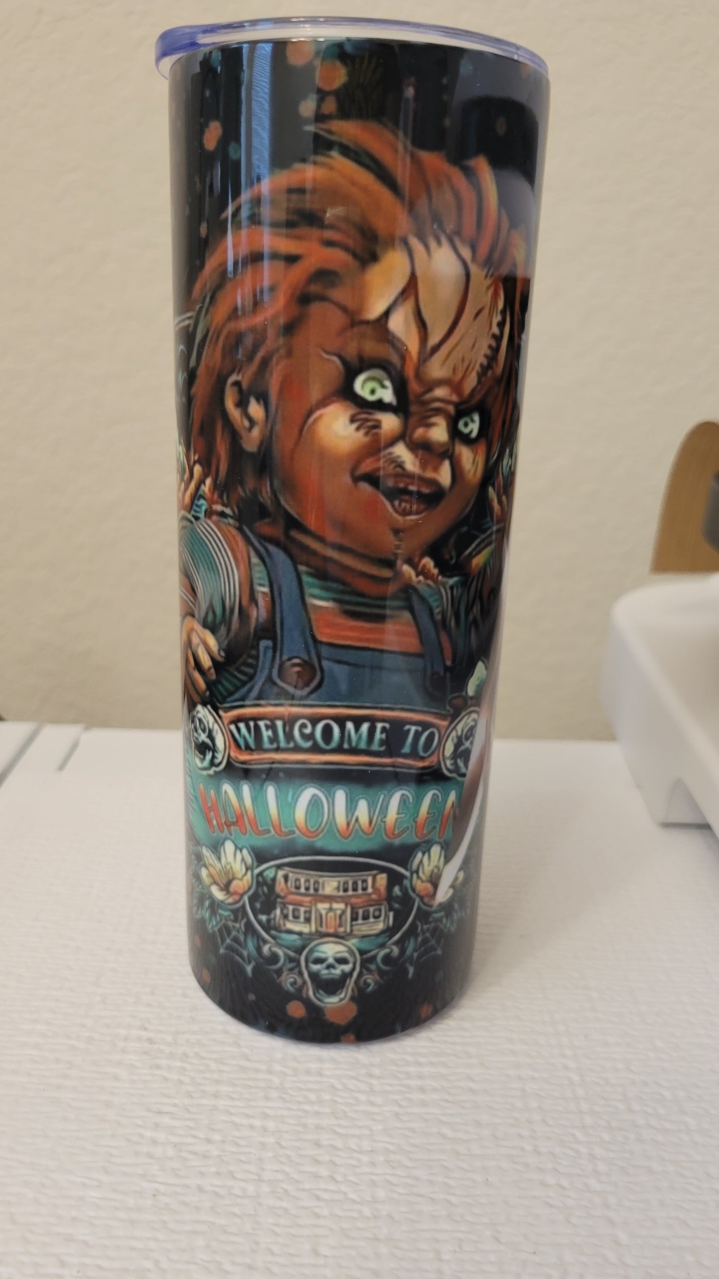 Tumbler Halloween 20oz Chucky