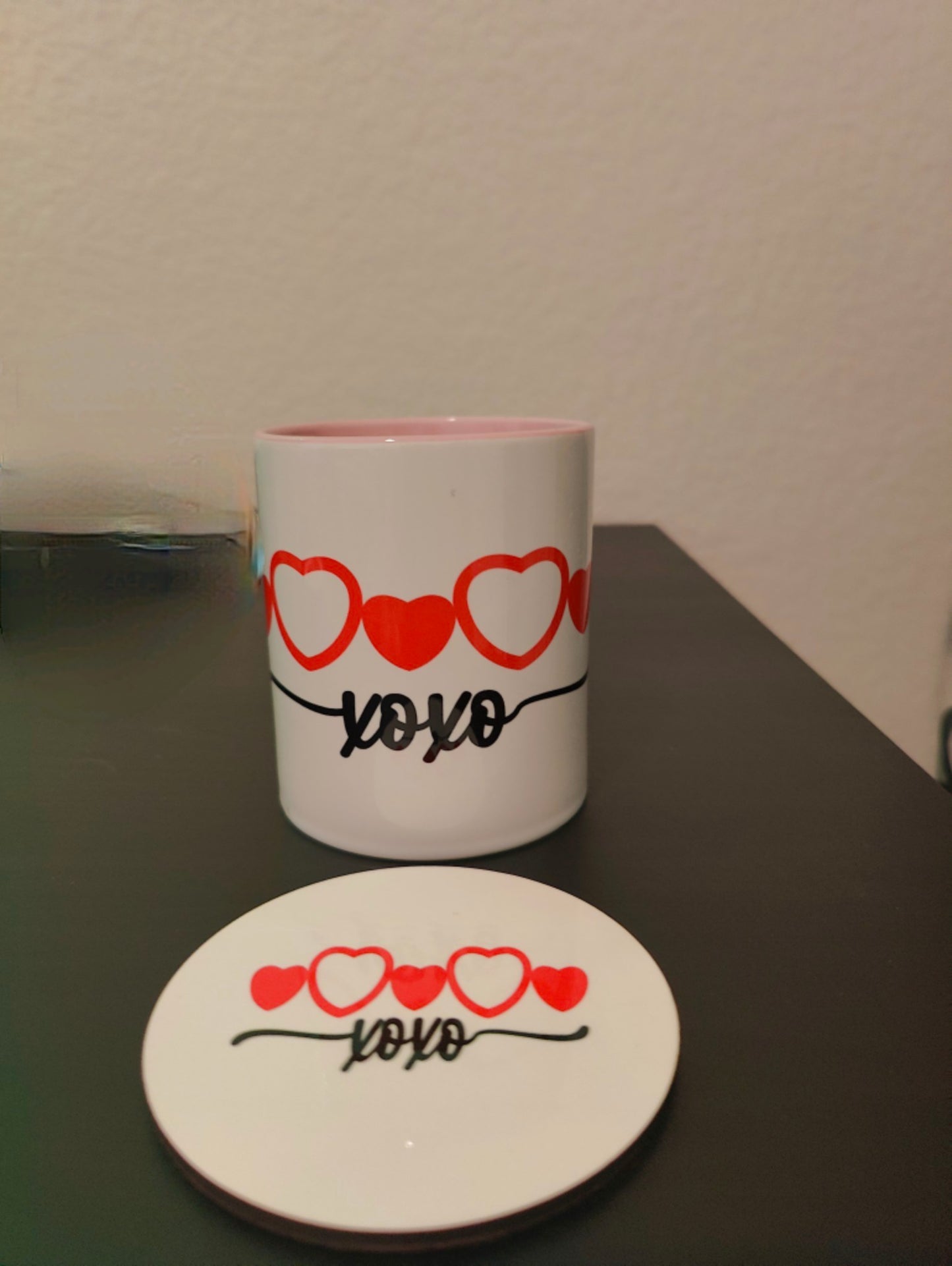 Valentine's Day XOXO Mug /Coaster