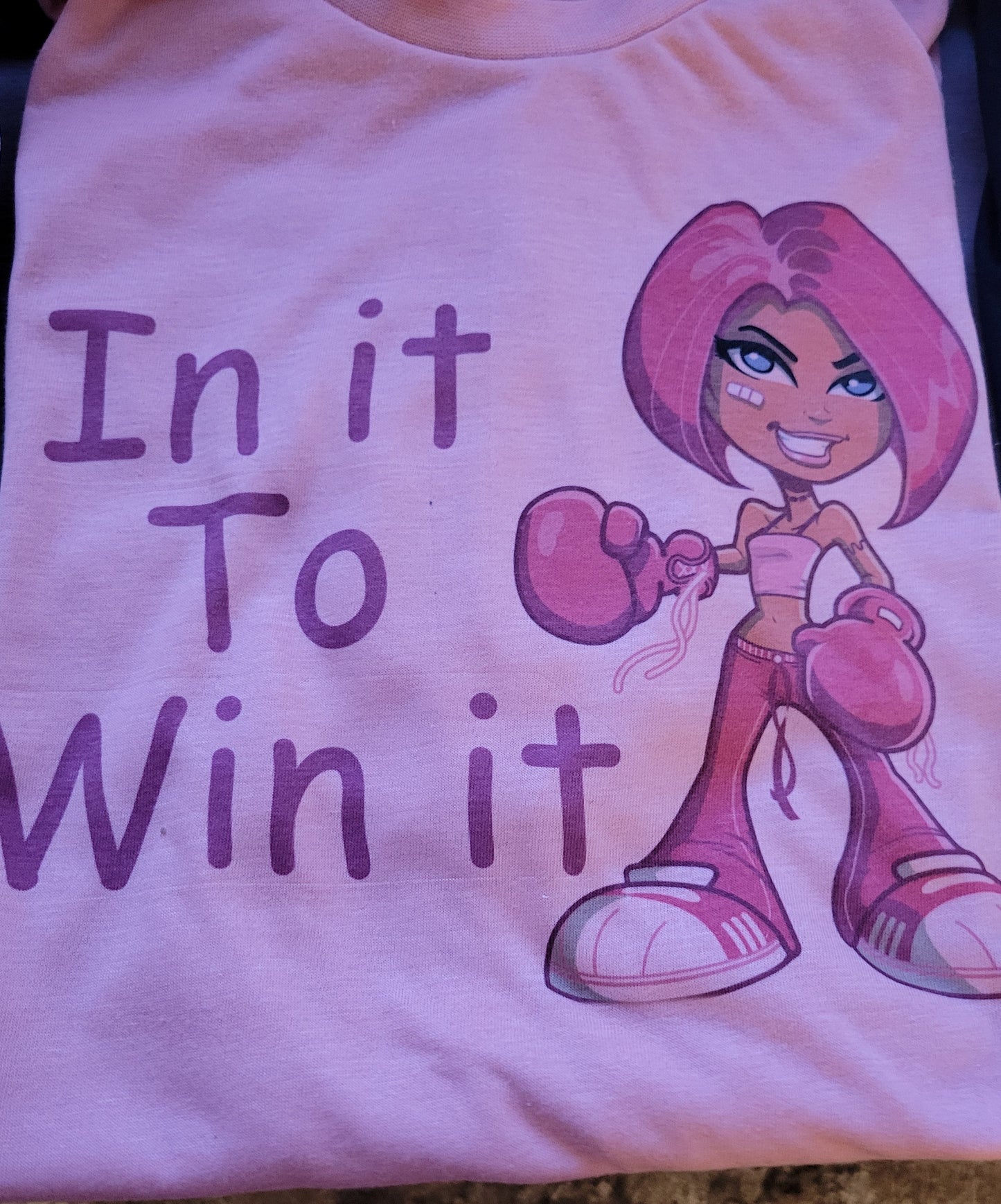 In it to win breast cancer t-shirt