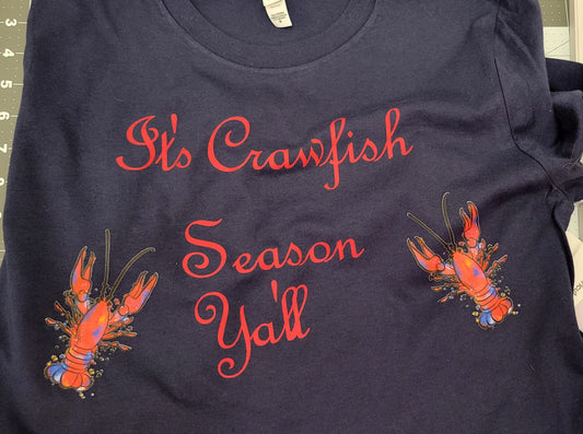 Its Crawfish Season Ya'll tshirt